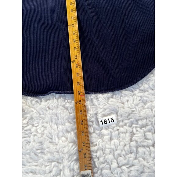 Vintage Disney Womens Shirt Pooh Corduroy Med Button Up Pockets 90s - Picture 7 of 7